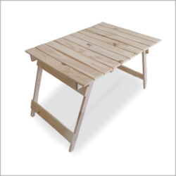 Mesa de pino grande 87 x 60 cm